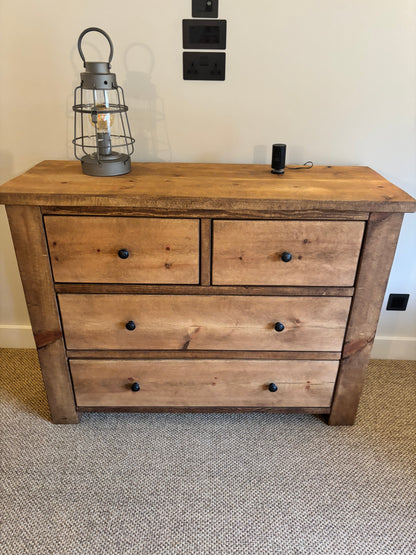 Oak Chest of Drawers by Funky Chunky Furniture