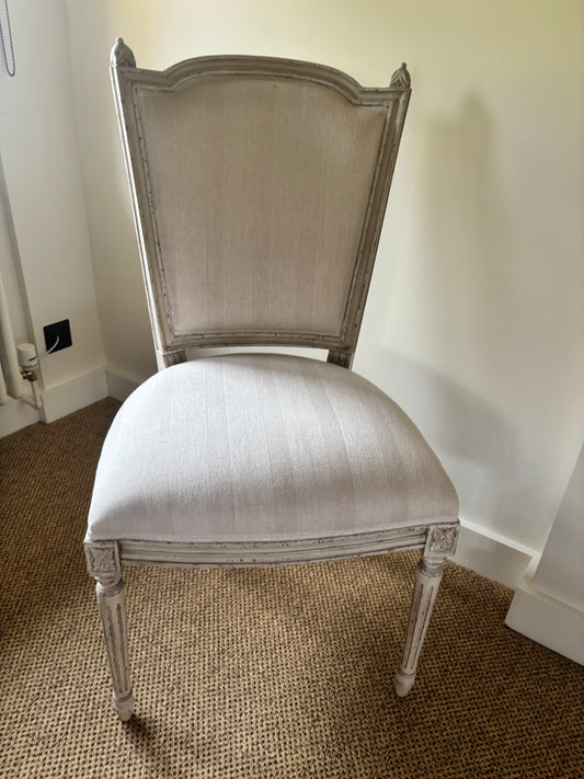 Burron and Sprung Cream Upholstered Occasional Chair