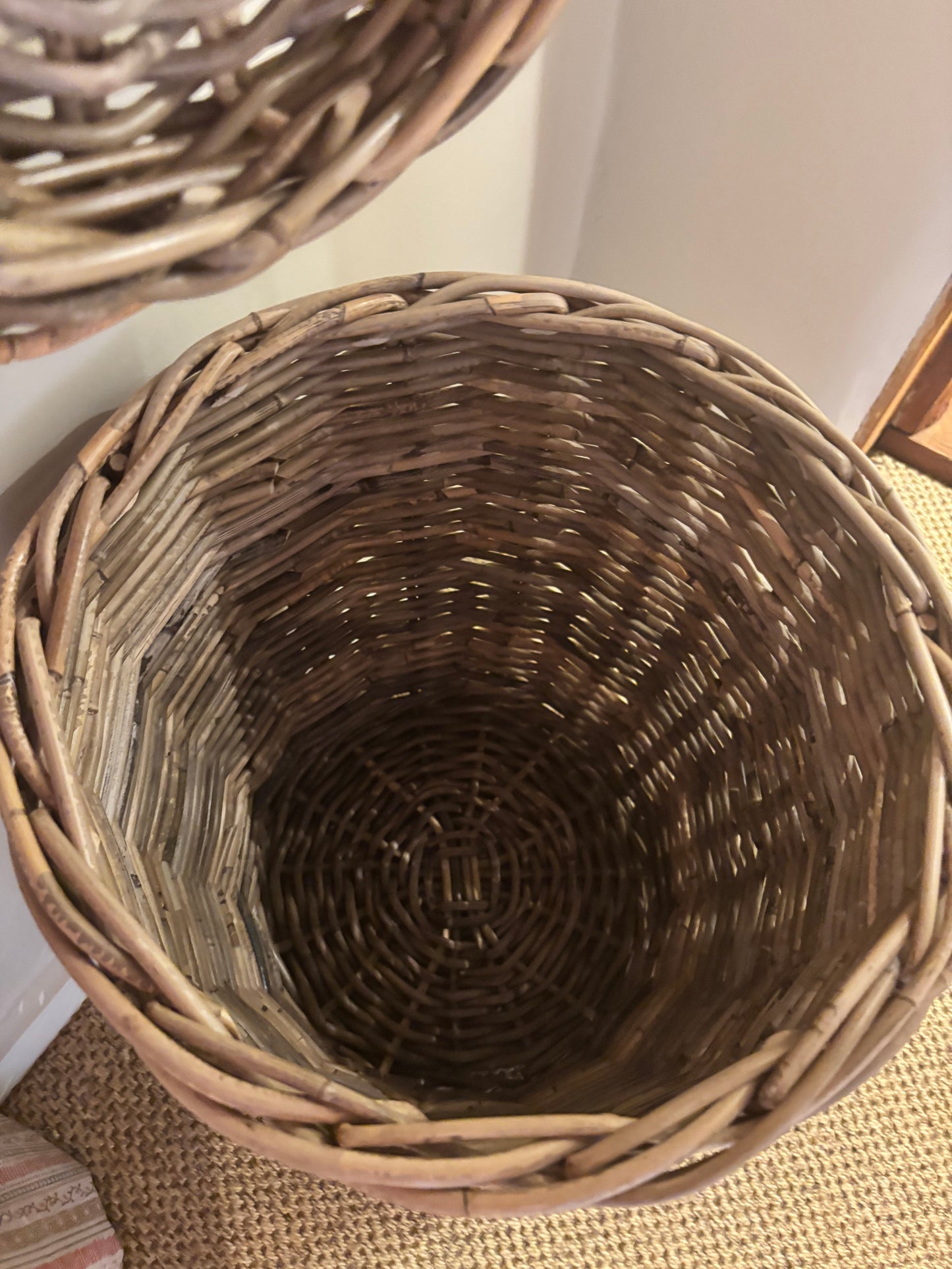 Wicker Wash Basket by The Basket Lady