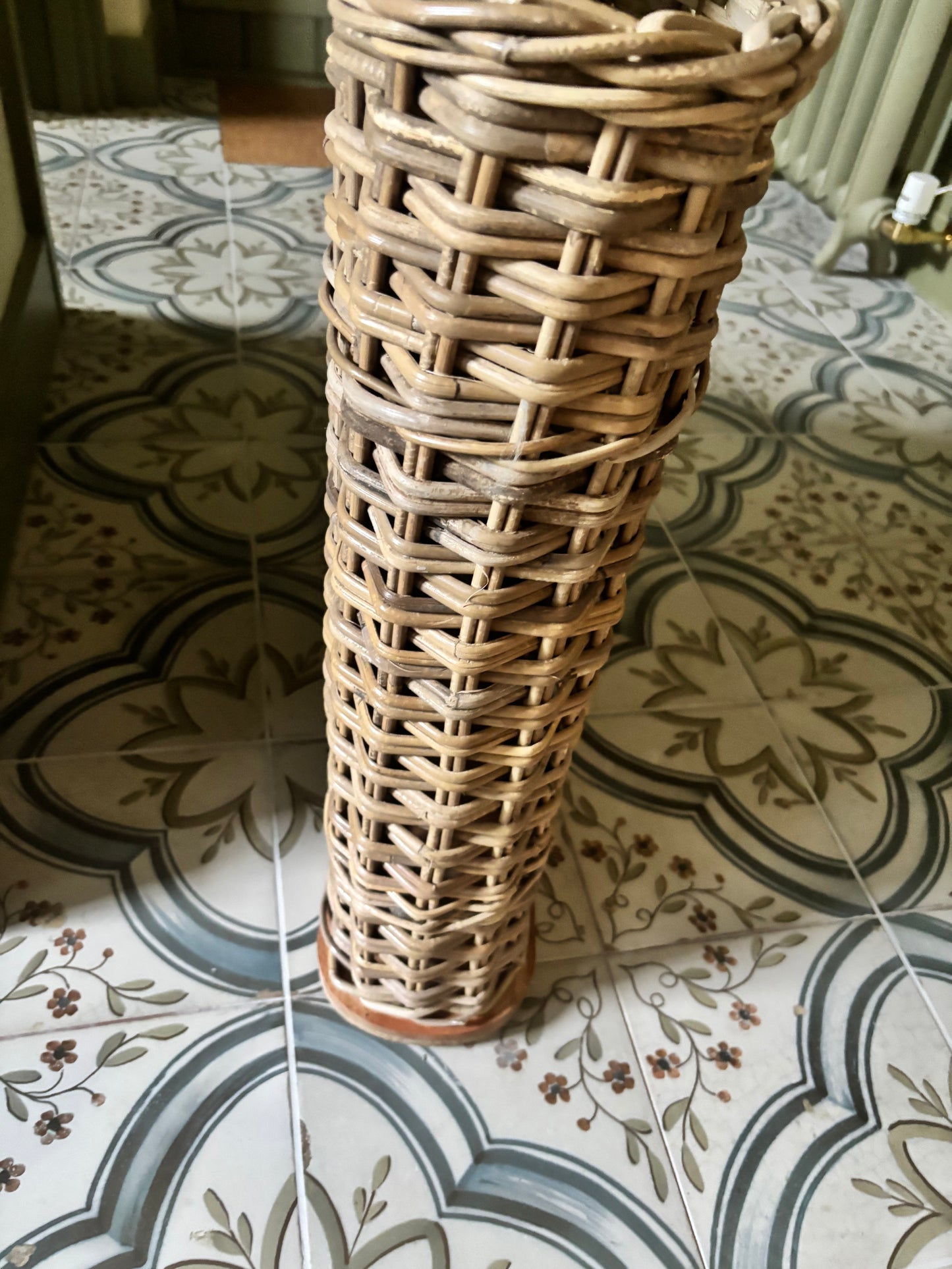 Wicker Umbrella Basket