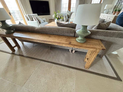 Bespoke Oak Long Console Table