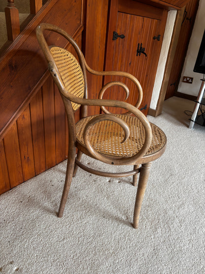 Bentwood Chairs - No.11 Armchair by Michael Thonet
