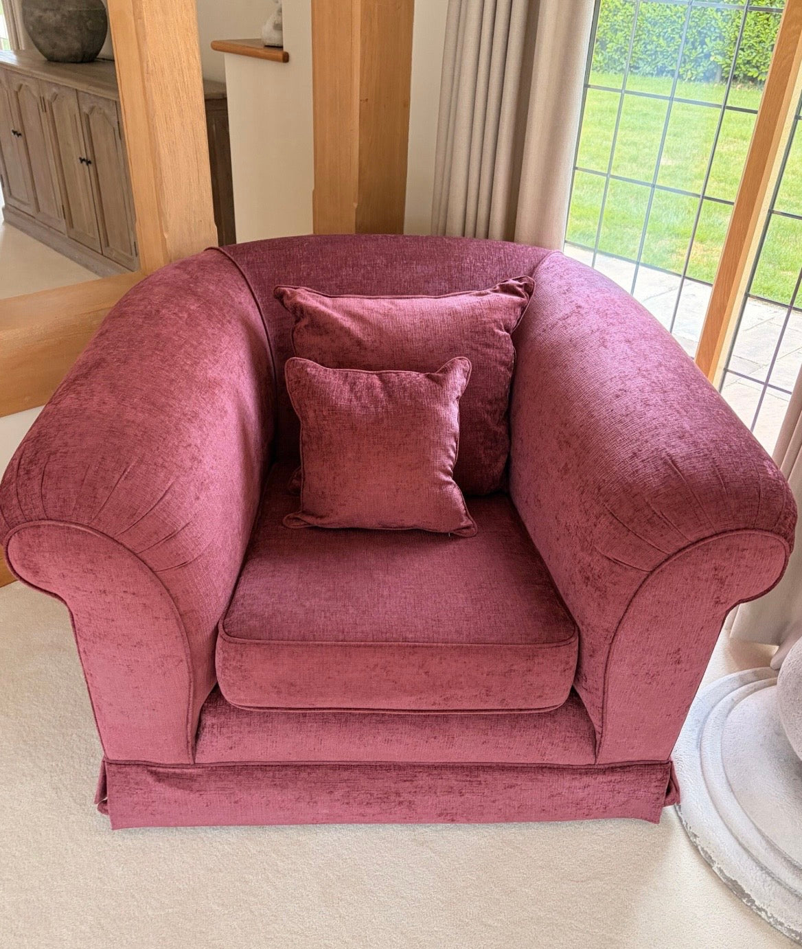 Large Red Armchair