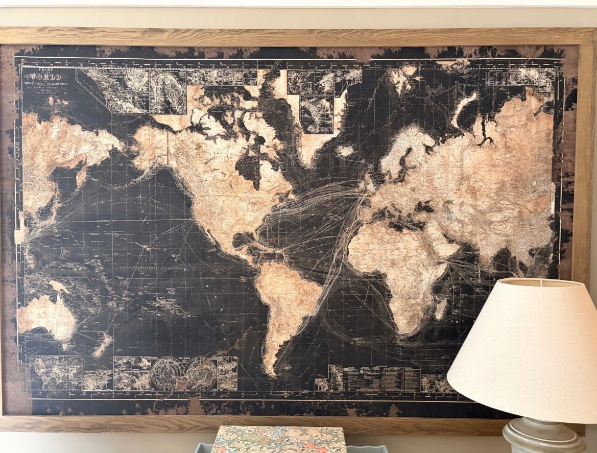 Large World Map Picture