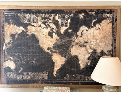 Large World Map Picture