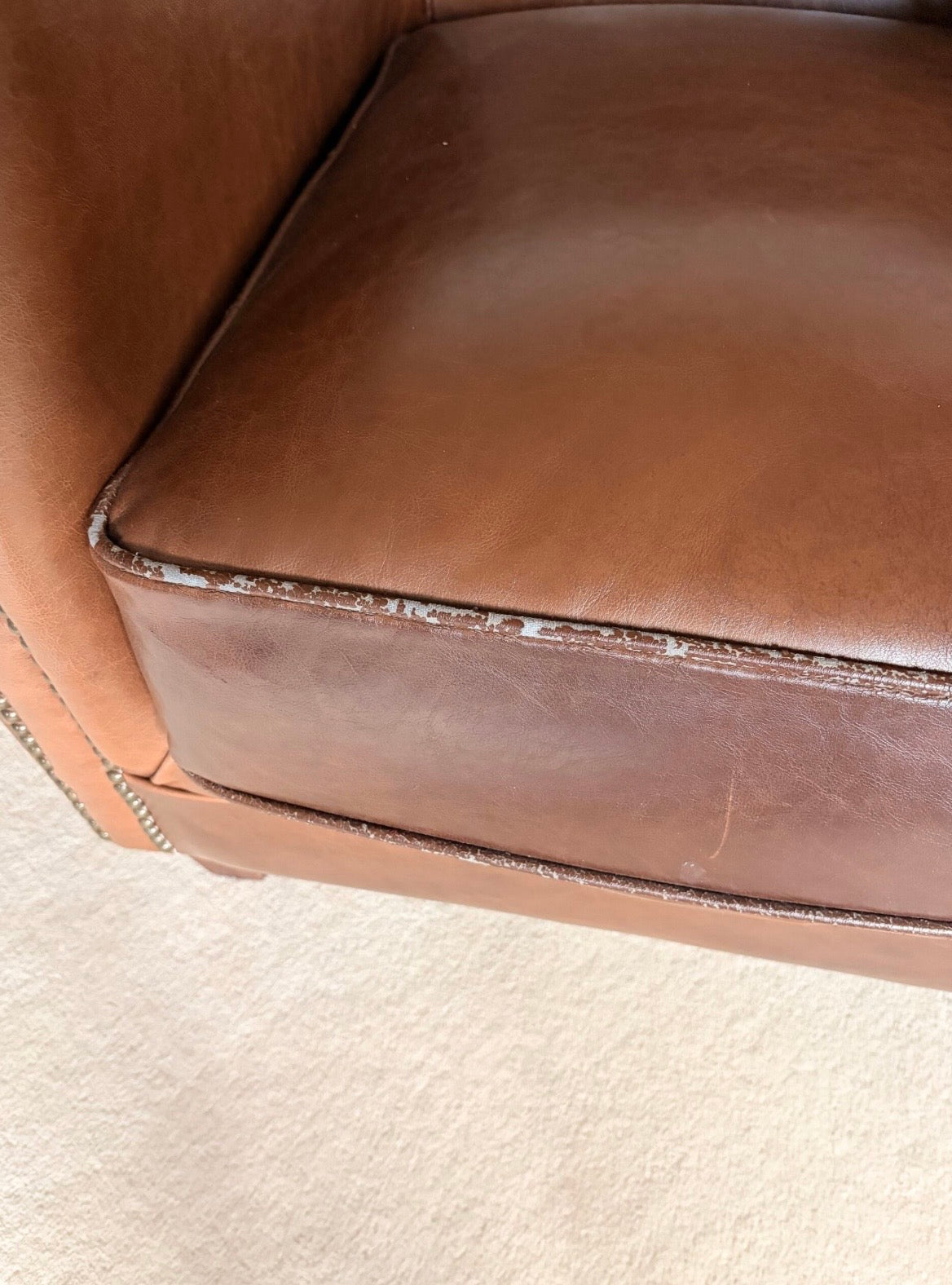 Leather Tub Chair