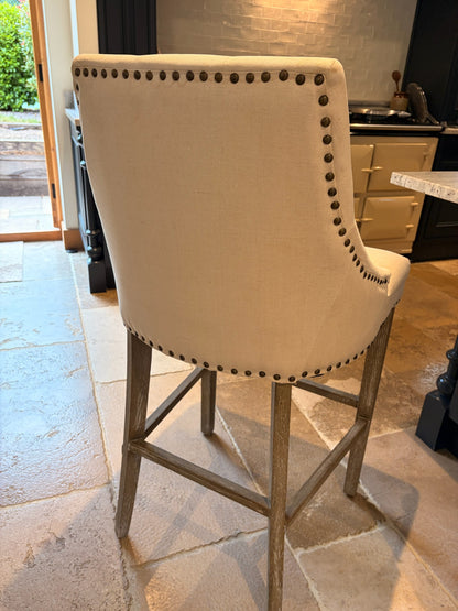 One World St James Button Back Bar Stool