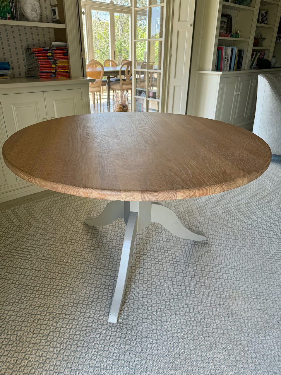 Neptune Round Wooden Table