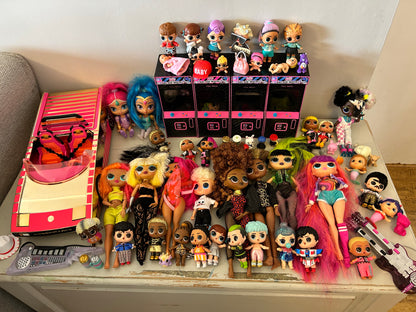 Large Bundle of LOL Dolls and accessories