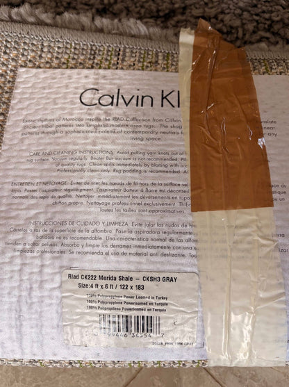 Calvin Klein Grey Rug