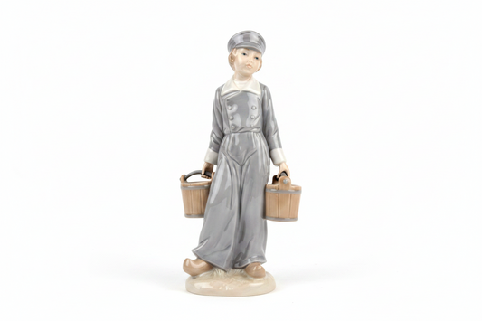 Vintage Lladro Boy with Pails #4811