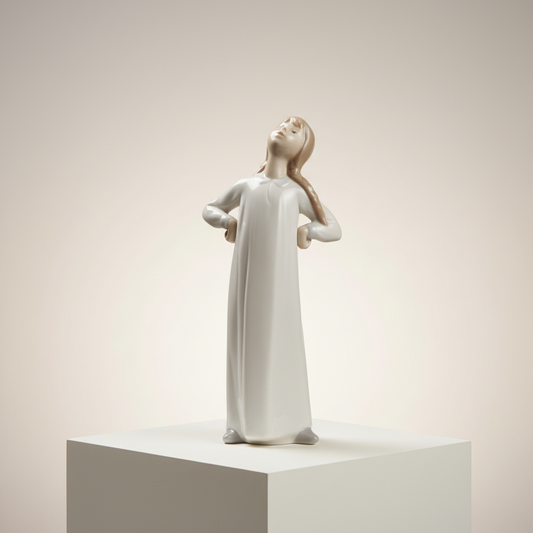 Vintage Lladro Girl Stretching