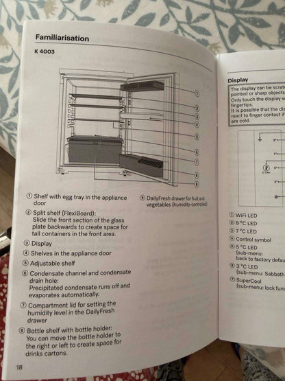 Miele Undercounter Fridge (Model 4003)