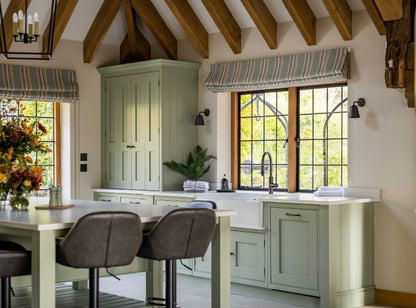 Lewis + Wood Selsey Stripe Mineral Fabric Blinds