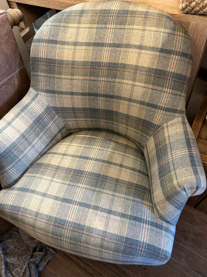 Tartan Check Armchair