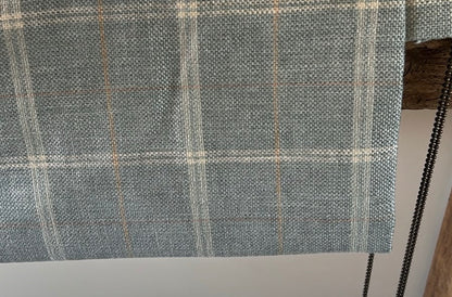 Light Blue Checked Blind