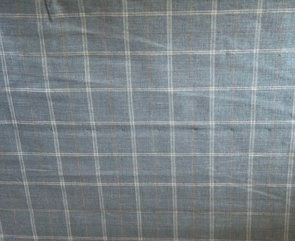 Light Blue Checked Blind