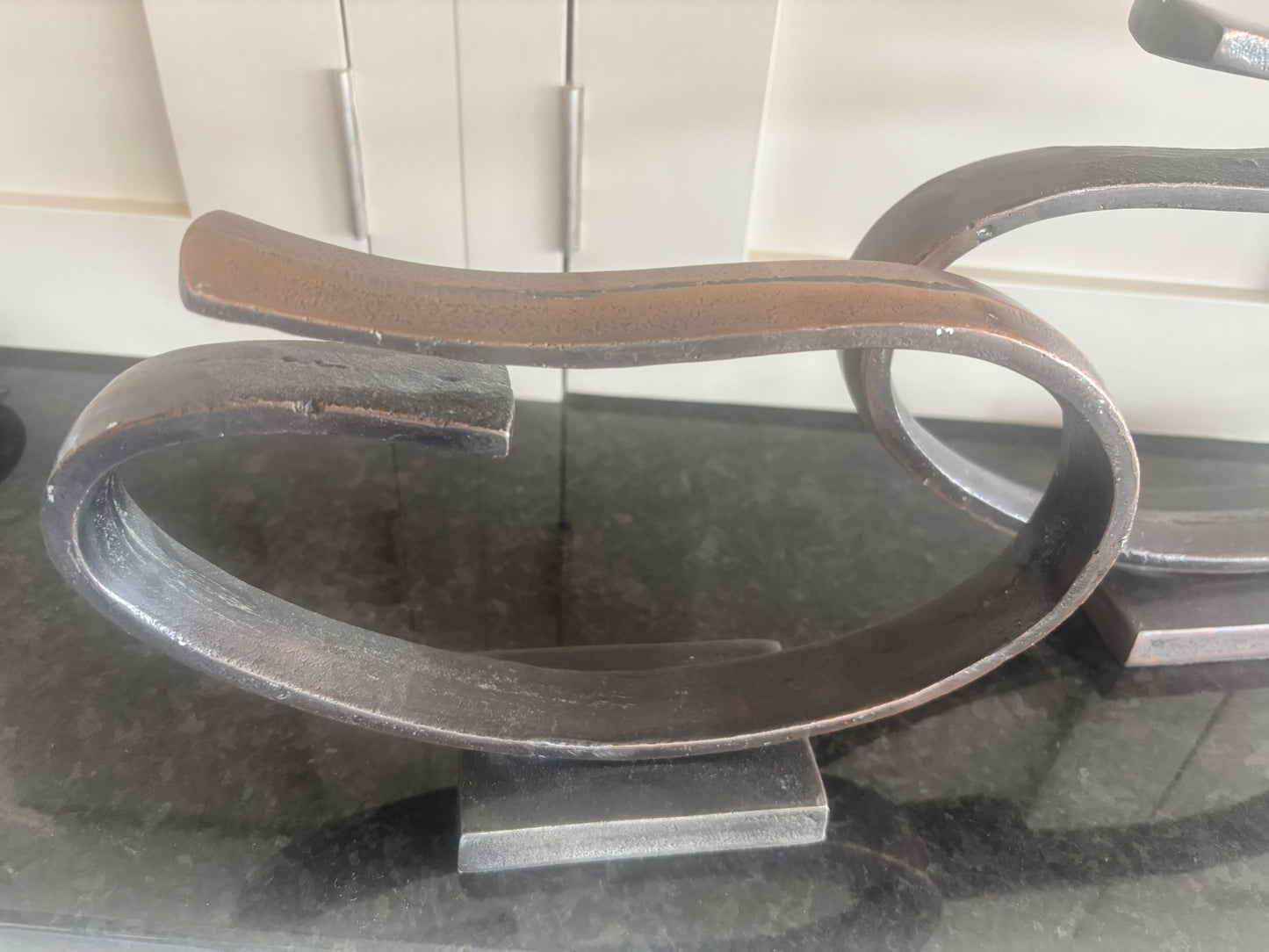 Decorative Metal Ribbon Sculpture