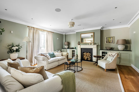 Natural Jute Area Rug with Soft Cotton Border