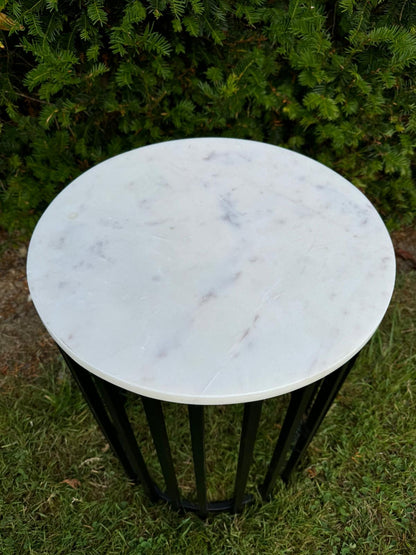 Round Marble Side Table