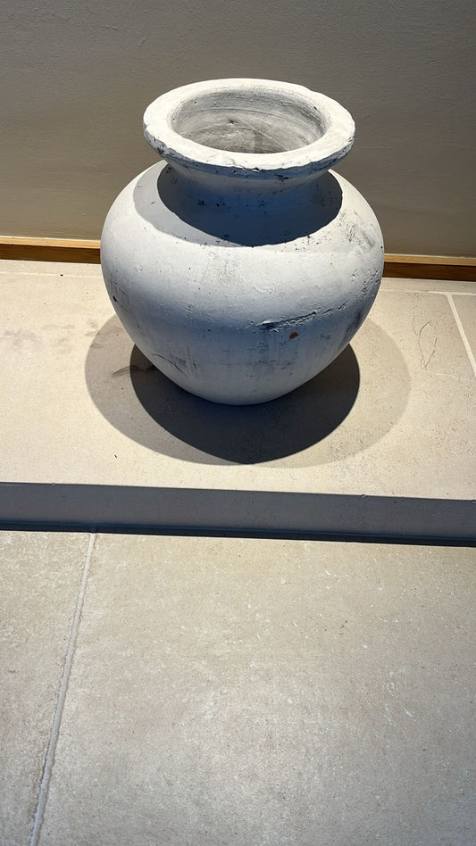 Darcy Antique White Vase