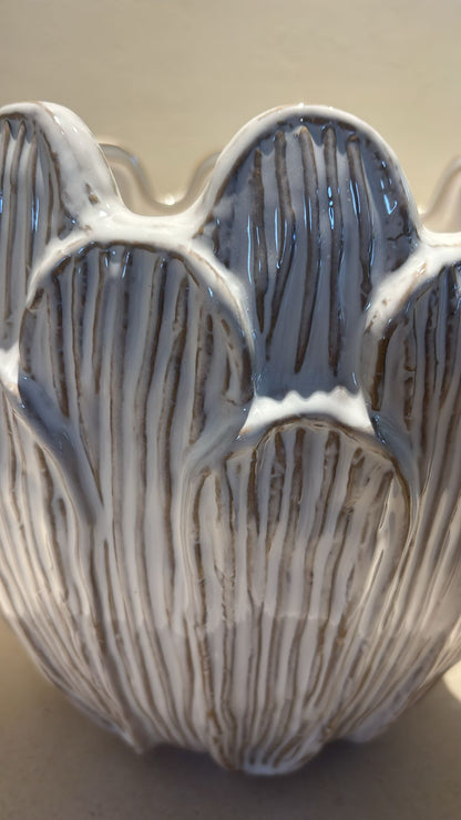 Pair of Decorative Blue Ceramic Bowls