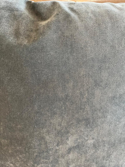 Pair of Blue Velvet Cushions