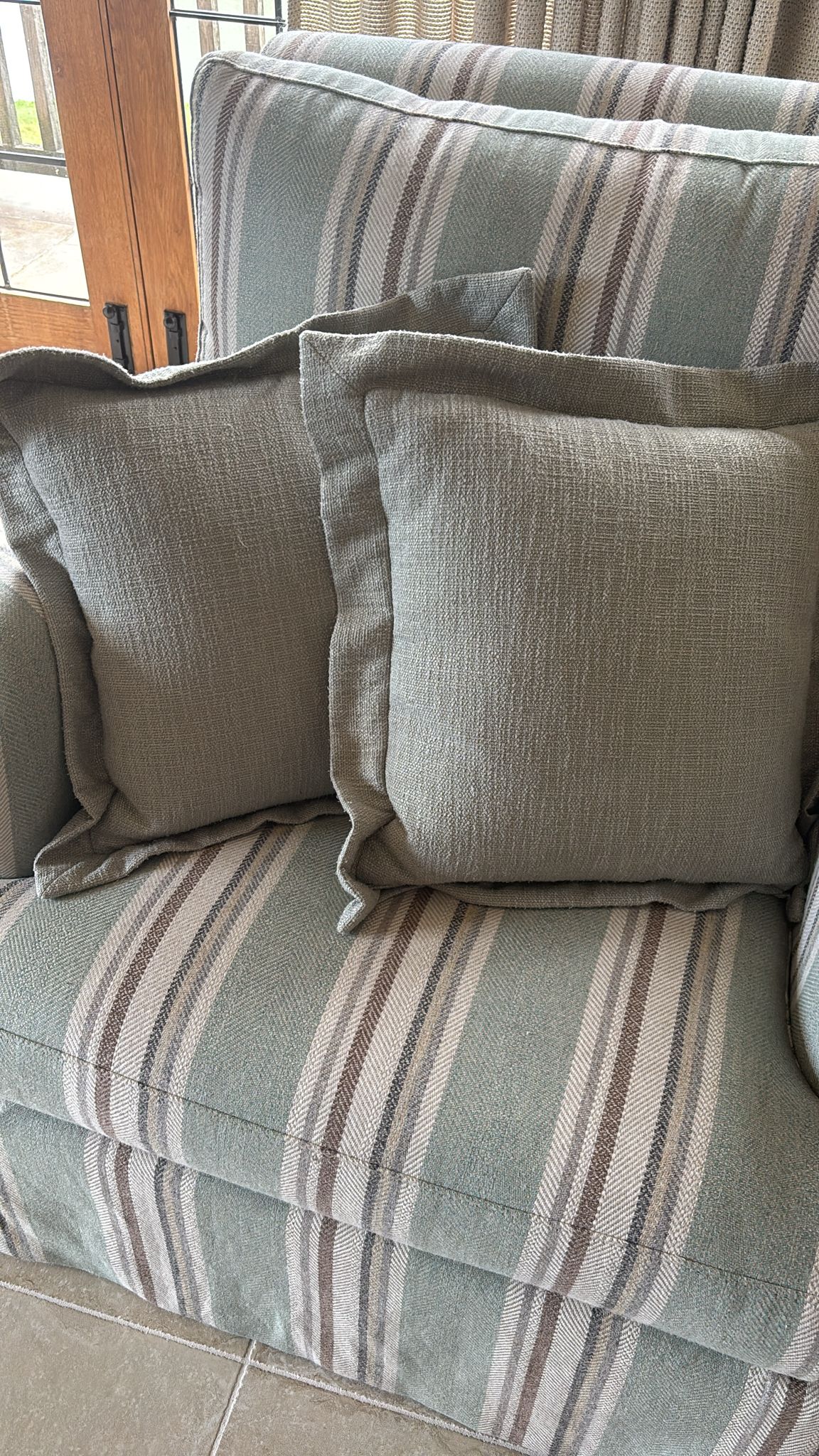 Pair of Beige Cushions